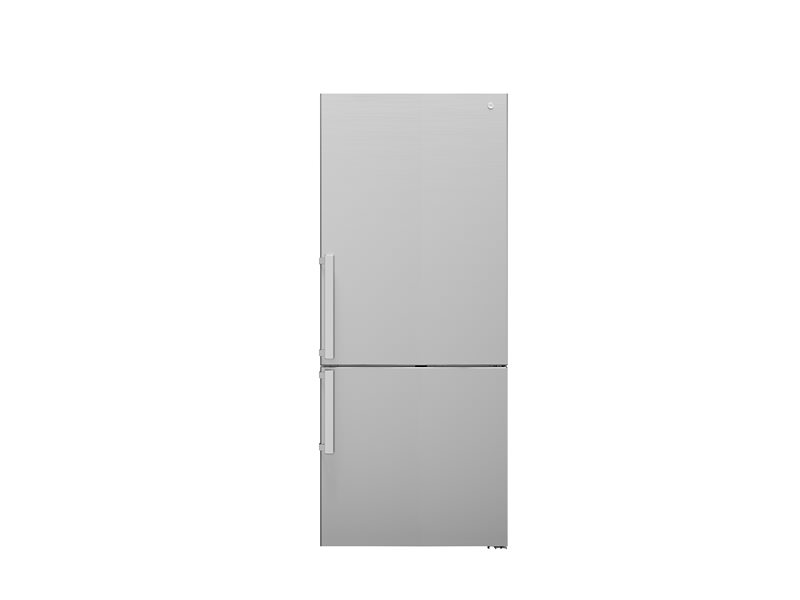 76 cm freestanding bottom mount refrigerator, stainless steel | Bertazzoni - Stainless Steel